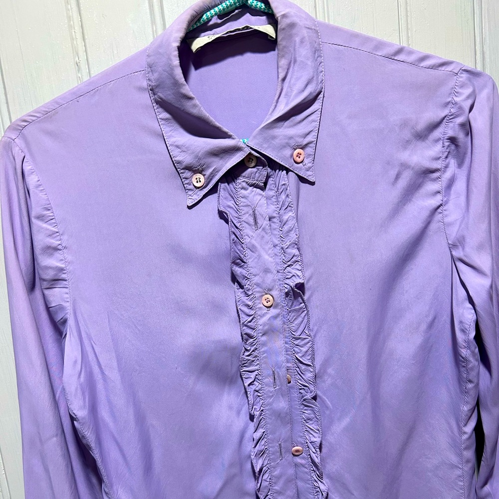 Miu Miu Schoolgirl Ruffles Blouse